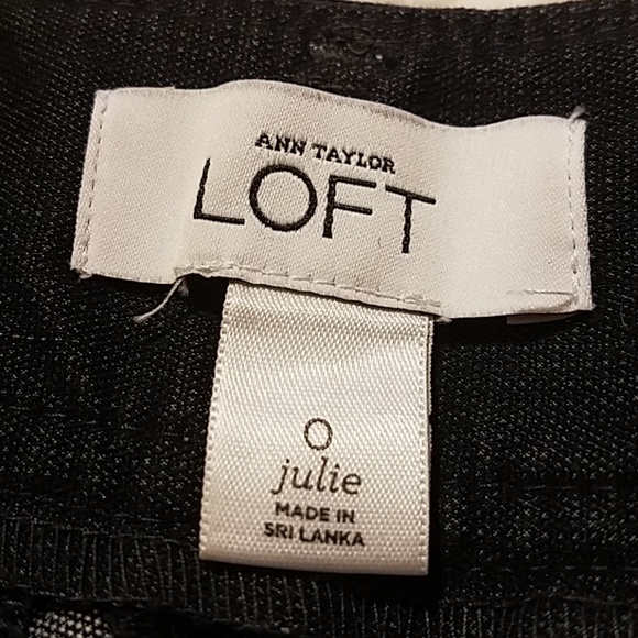 Ann Taylor Loft Julie black pants.0 - Picture 2 of 8